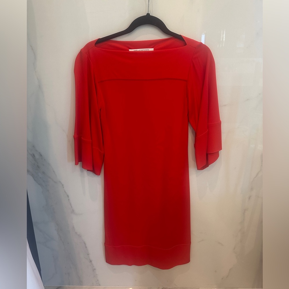 DVF Red Dress